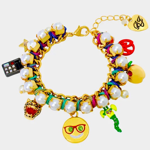 Betsey Johnson Jewelry - New Betsey Johnson CHARM SCHOOL CHARM BRACELET